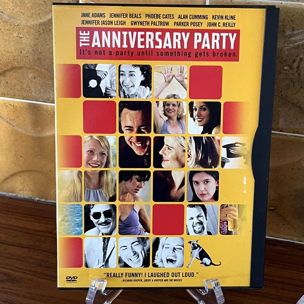 The Anniversary Party DVD 2002 Widescreen New Line Snapcase NTSC Region 1